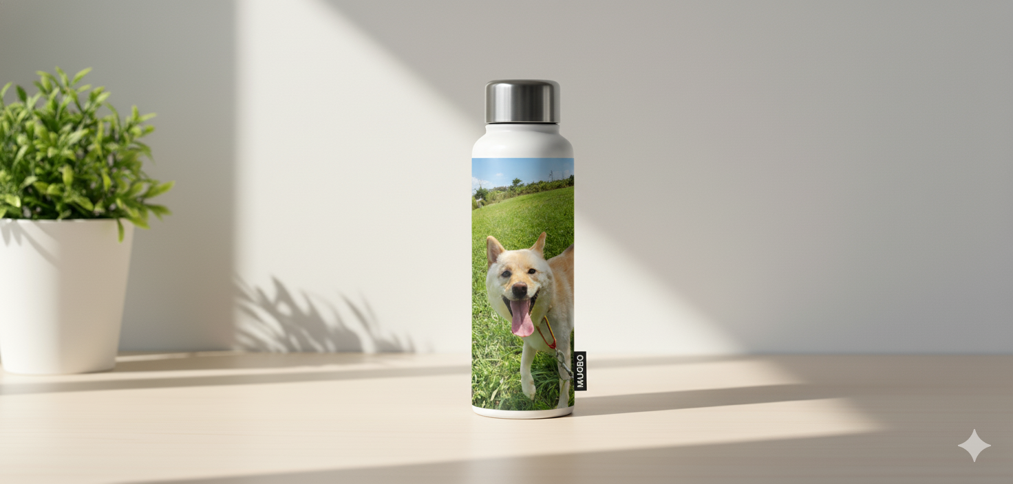 Nano Bananaで作成されたむぎぼーの商品画像サンプル