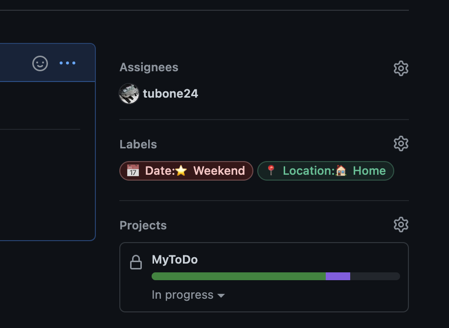 カスタマイズしたToDo用ラベル(優先度・場所カテゴリ)の設定画面