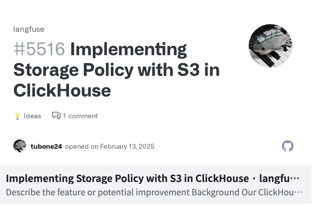 LangfuseのGitHub Discussionでコスト削減のアイディアが議論されているスレッド