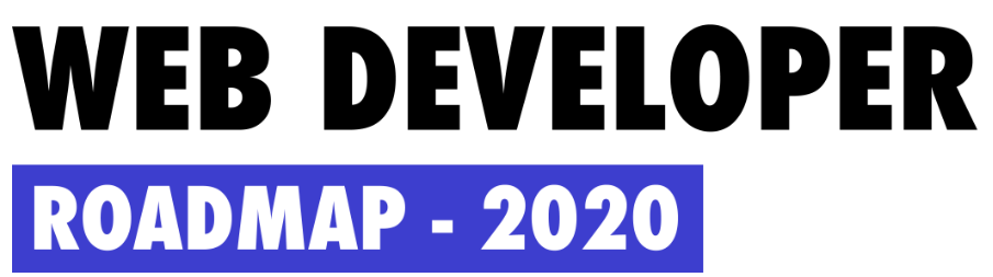 Web Developer Roadmap 2020のヘッダー画像