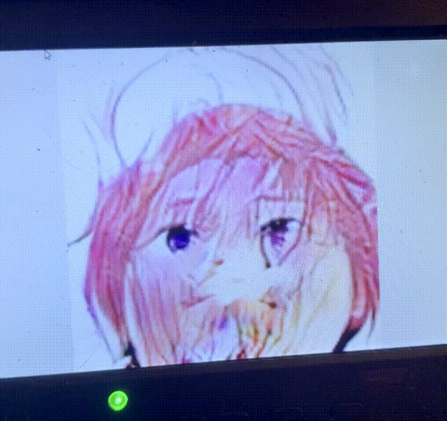 UGATITによるリアルタイムアニメ風変換の動作GIF