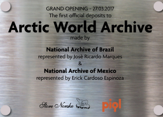 Arctic World Archiveの施設概要図