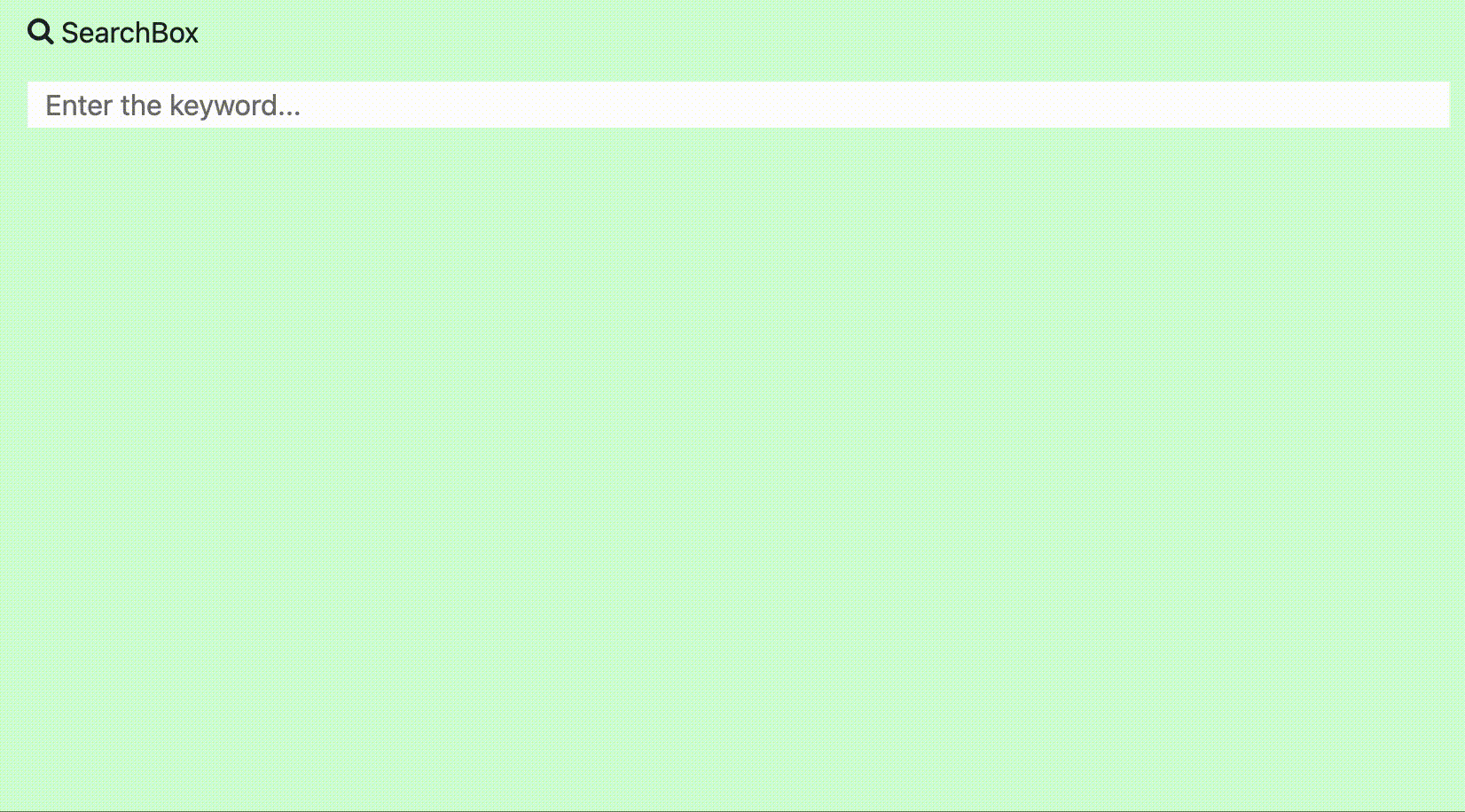 Algoliaを使ったブログ内検索のSearchboxコンポーネントの動作デモ